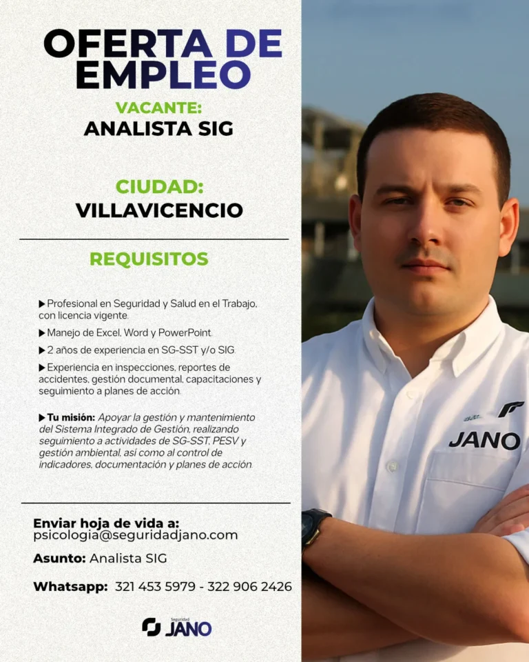 Vacante de empleo de seguridad privada