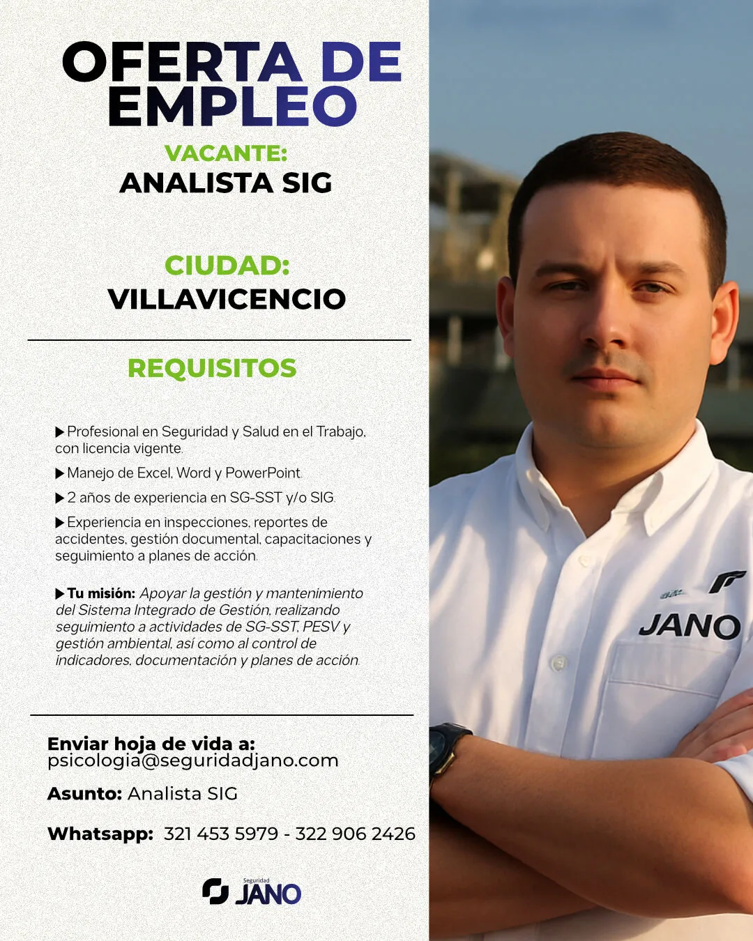 Vacante de empleo de seguridad privada